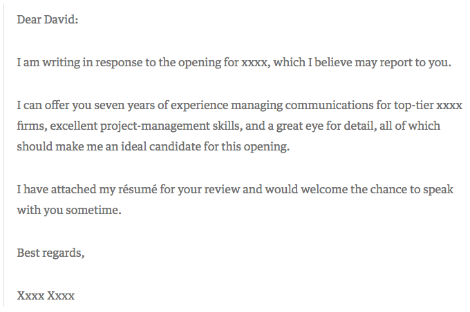 Digital Marketing Cover Letter Example